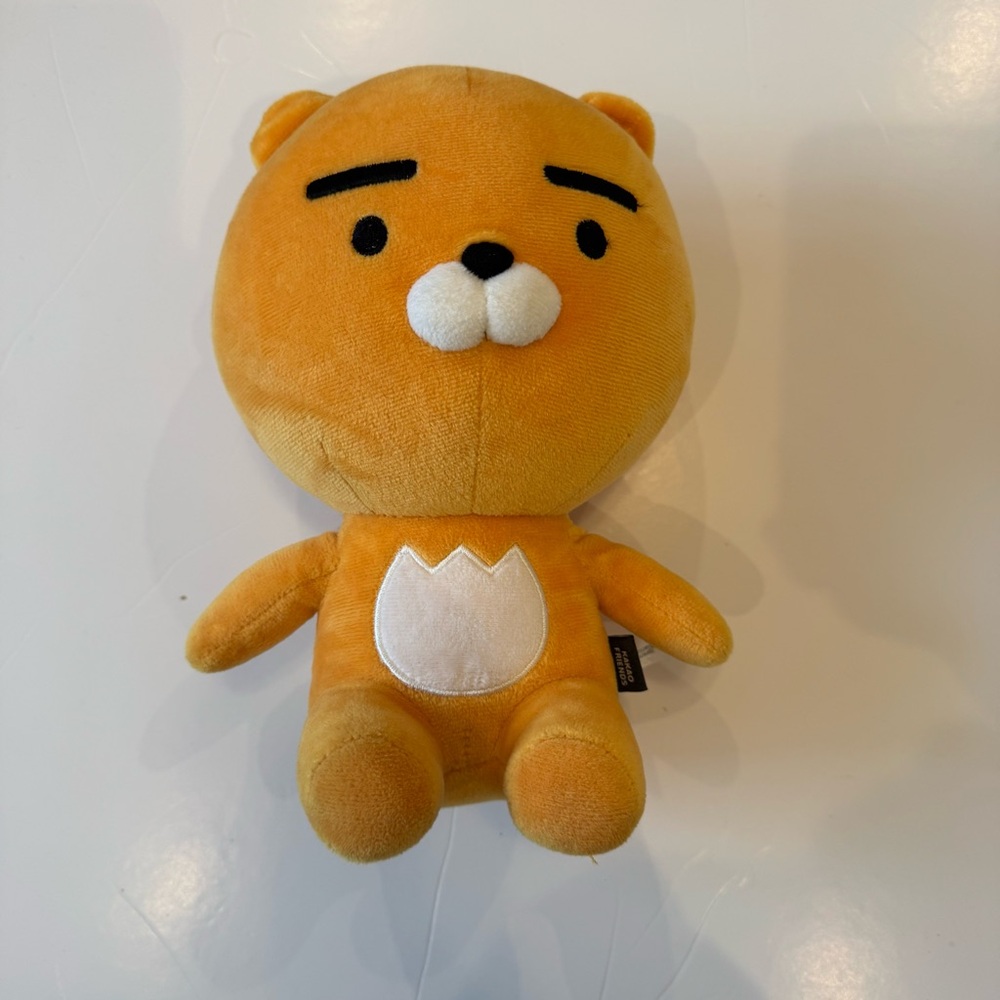 Kakao Friends Ryan Plush Doll‎ 10" Orange Lion Soft Toy Stuffed Animal Cute